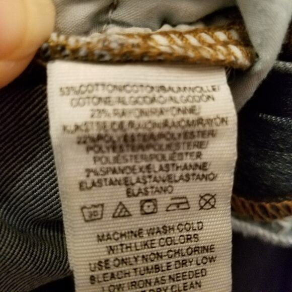 Free People Busted Knee Skinny Mid-Rise Ankle Jeans Size 27 - Picture 8 of 8